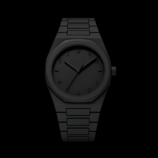 Black Arabic Aura Watch